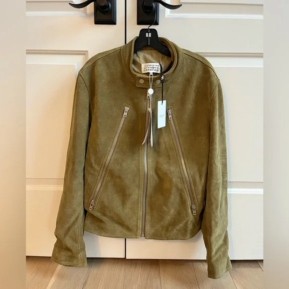Maison Margiela 5 zip Suede Riders